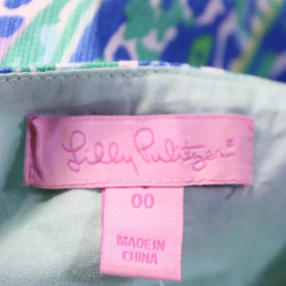 Lilly Pulitzer Penelope Shift Dress Poolside Blue Keep It Current - Picture 5 of 5